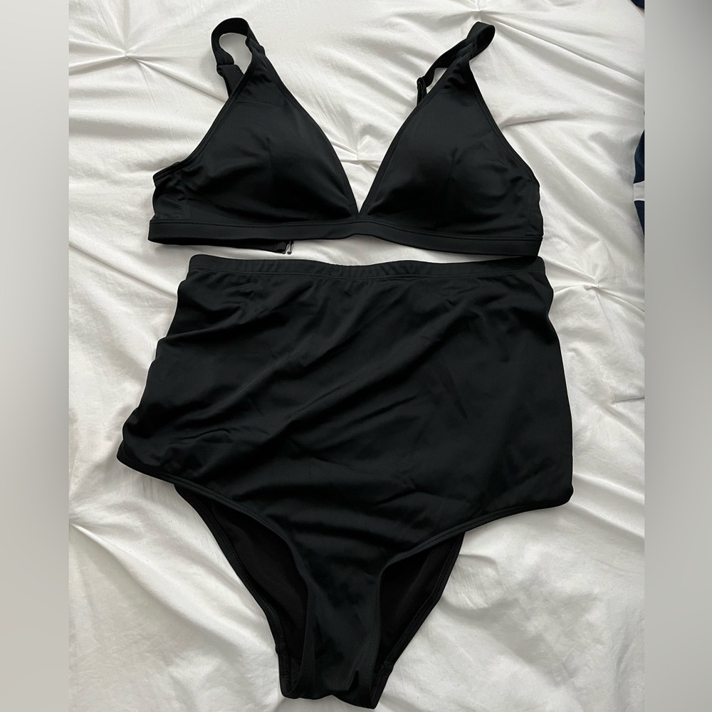 Black Blanqi Maternity Bikini Set Size Medium